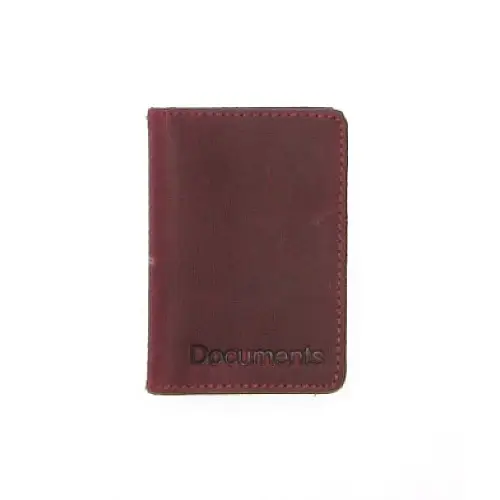 Документница DNK Leather DNK mini doc file H col.L Бордовый