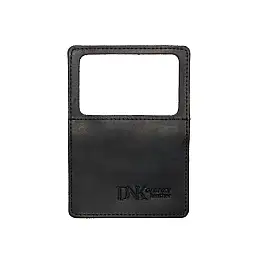 Мини обложка для документов ID паспорта DNK Leather DNK mini okno H col.J Черный