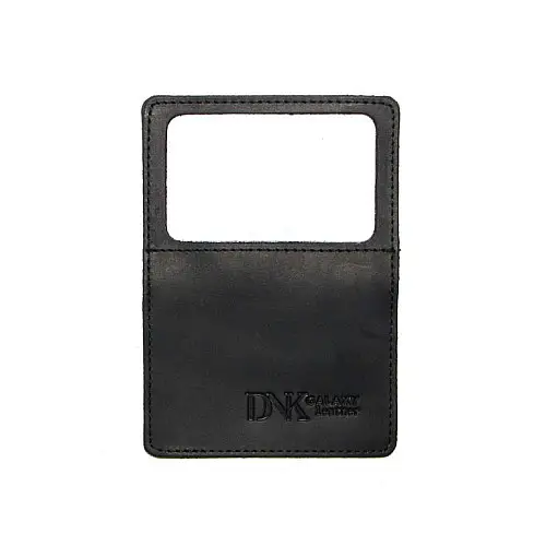Мини обложка для документов ID паспорта DNK Leather DNK mini okno H col.J Черный