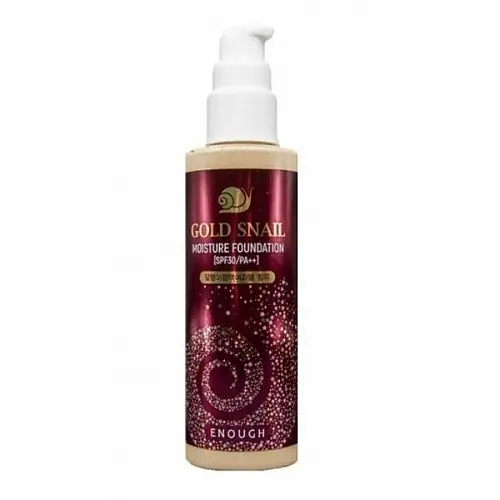 Омолоджуючий тональний крем з муцином равлики Enough Gold Snail Moisture Foundation SPF30 100 мл 8809474498816