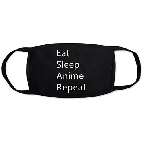 Маска Eat Sleep Anime Repeat Bioworld