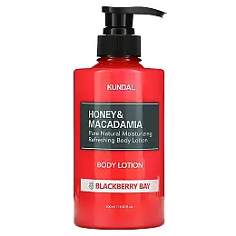 Питательный ароматический лосьон для тела Honey & Macadamia Body Lotion Blackberry Bay Kundal 500 мл