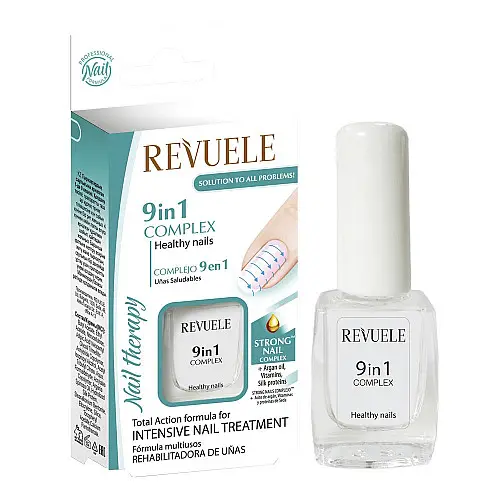 Комплекс 9 в 1 Здоровые ногти NAIL THERAPY Revuele 10 мл