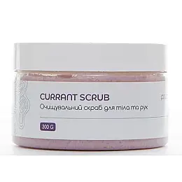 Очищувальний скраб для тіла та рук "Currant scrub" Podoestet 300 г