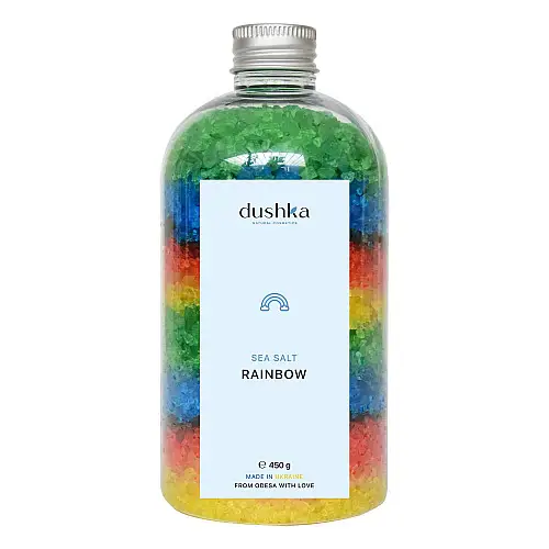 Сіль для ванни Dushka Rainbow 450 г