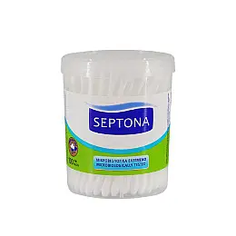 Ватные палочки в круглом боксе Septona 100 шт