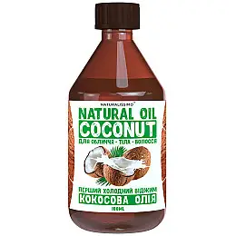 Масло кокосовое для лица тела и волос 100мл Naturalissimo