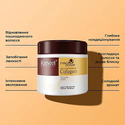 Набор по уходу за волосами Karseell Original Маска и масло для волос Argan BNC
