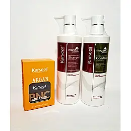 Набор по уходу за волосами Karseell Original Шампунь кондиционер масло для волос Argan BNC