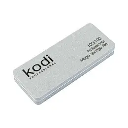 Мини-пилка-бафф для нігтів прямокутної форми Kodi Professional №169 100/100 (00-00065143)