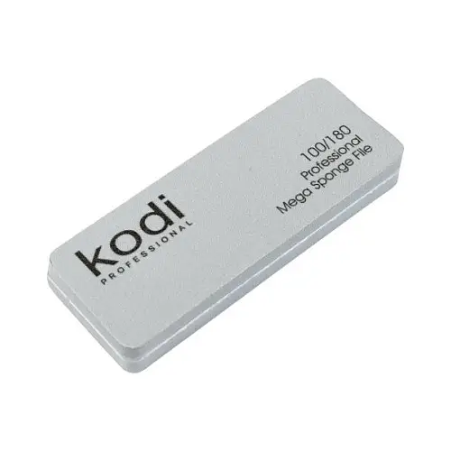 Міні-пилка-бафф для нігтів прямокутної форми Kodi Professional №170 100/180 (00-00065144)