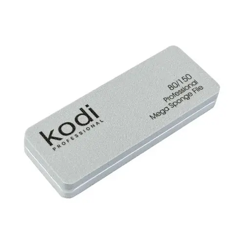 Міні-пилка-бафф для нігтів прямокутної форми Kodi Professional №171 80/150 (00-00065145)