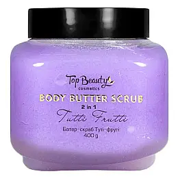 Батер-скраб для тіла 2в1 Top Beauty Body Butter Scrub Туті Фруті 400 г (2000002700036)