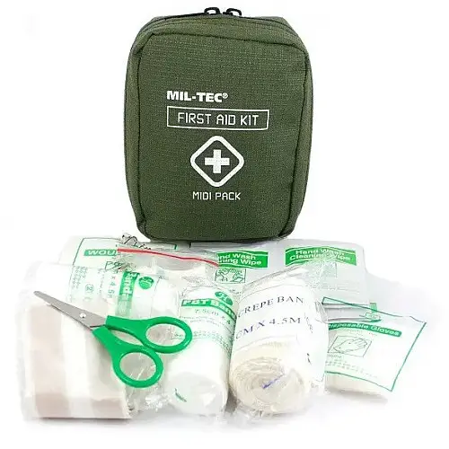 Аптечка для первой помощи Mil-Tec midi pack 16025900 Оливковый
