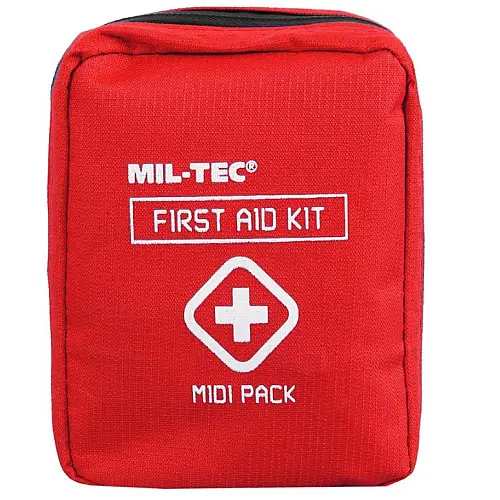Аптечка первой помощи тактическая Mil-Tec Midi Pack Red 16025910