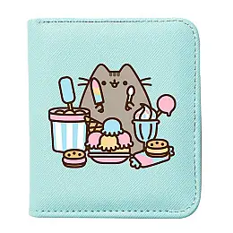 Кошелек 2Life Pusheen cat 11х10 см Кот со сладостями Мятный (v-12192)