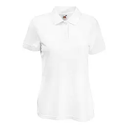 Поло Fruit of the loom 65/35 Polo Lady-Fit XS Білий (63-212-0)
