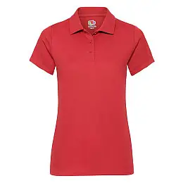 Поло Fruit of the loom Performance polo Lady-Fit L Червоний (63-040-0)