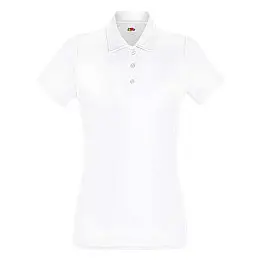 Поло Fruit of the loom Performance polo Lady-Fit XL Білий (63-040-0)