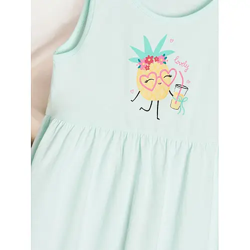 Платье No brand 52703-MT 104 см Мятный (92998237)