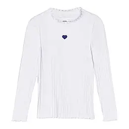 Дитячий лонгслів No brand 266000-W 110 см Білий (93008636)