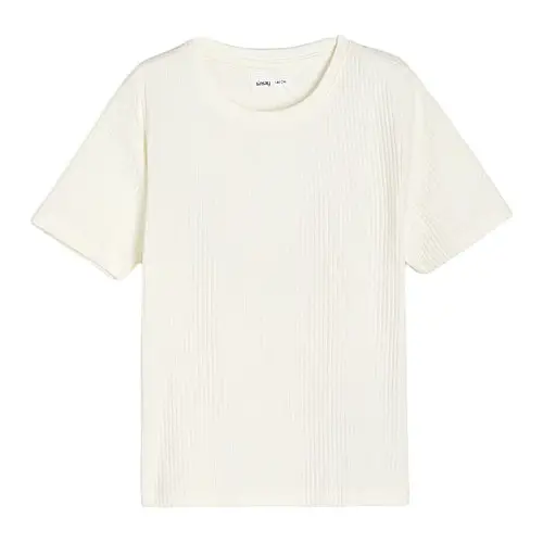 Футболка No brand 374001-ML 152 см Молочний (93058639)