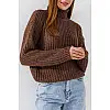 Джемпер женский No Brand 5015 One Size Коричневый (2000990775733)