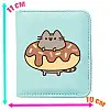 Кошелек 2Life Pusheen cat Кот в пончике 11х10 см Мятный v-12255