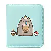 Кошелек 2Life Pusheen cat Кот с коктейлем 11х10 см Мятный v-12256