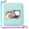 Детский кошелек 2Life Pusheen cat 11х10 см Мятный v-12257