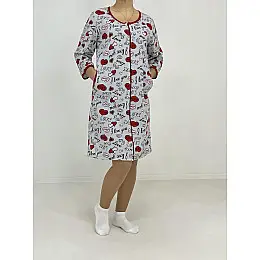 Халат женский на молнии Triko Love 52-54 Разноцветный (80024090-3)