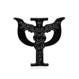 Значок пин BROCHE Психология Чёрный BRGV114619
