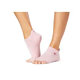 Носки для йоги ToeSox Half Toe Low Rise Grip Happy S 36-38.5 Рожевий