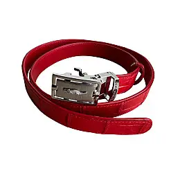 Ремінь пояс жіночий Ekzotic Leather 108 см Червоний (crb23)