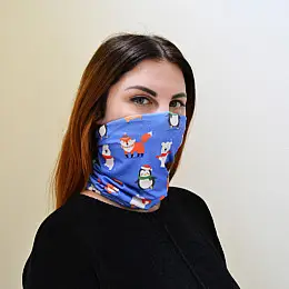 Захисна бафф-маска на обличчя 4Profi Веселі тварини S 14753