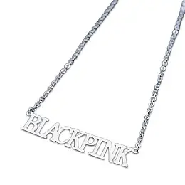 Кулон Блек Пинк Black Pink лого на цепочке (22929) Bioworld