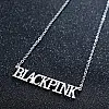 Кулон Блек Пинк Black Pink лого на цепочке (22929) Bioworld
