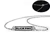 Браслет з гравіюванням Bioworld Black Pink на застібці (23007)