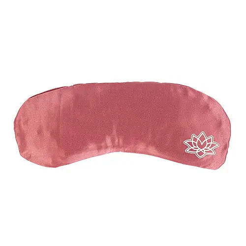 Подушка для очей Bodhi Mako-Satin з лавандою рожевий 23х11 см