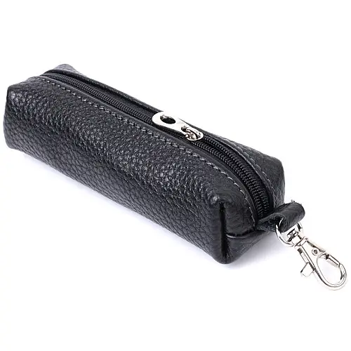 Ключница из натуральной кожи SHVIGEL 16227 Черный 14,5х4,5х3 см