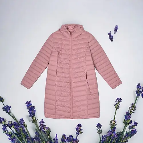 Женское пальто No brand 313939-P 40 Пудра (91896915)