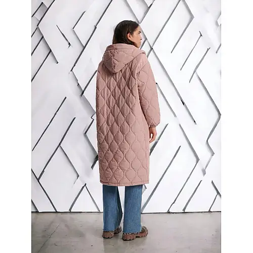 Пальто No brand 316239-PD 48 Пудра (91317398)