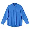 Рубашка No brand 114854-BU 40 Синій (91897440)