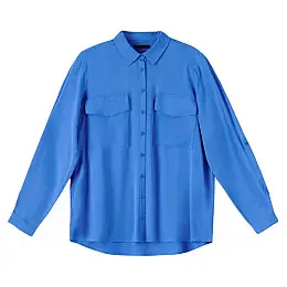 Рубашка No brand 114854-BU 40 Синій (91897440)