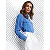 Рубашка No brand 114854-BU 40 Синій (91897440)