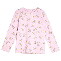 Дитячий лонгслів No brand 736201-P 122 см Рожевий (93797755)