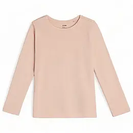 Дитячий лонгслів No brand 985039-PS 110 см Персиковий (93007770)