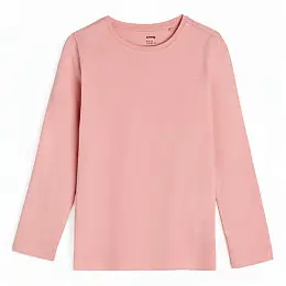 Дитячий лонгслів No brand 985039-PK 110 см Рожевий (93007771)