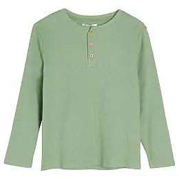 Дитячий лонгслів No brand 828476-OL 140 см Оливковий (92787819)