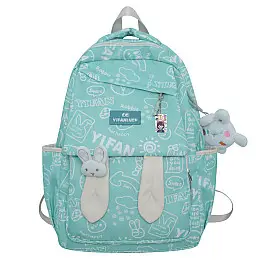 Рюкзак подростковый Lesko 230632 Зайка 20 л Blue